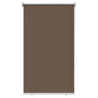 vidaXL Zunanja rolo zavese z blokiranjem UV žarkov 90 % Taupe HDPE
