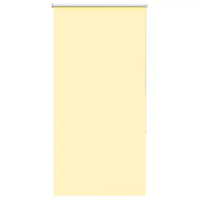 vidaXL Rolo zavesa zatemnitvena rumena 75x130 cm širina blaga 70,7 cm poliester