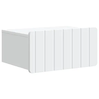 vidaXL Stenski nočni omarici Bela 49 x 34,5 x 24 cm Inženirski les