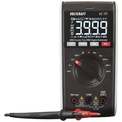 VOLTCRAFT VC171 ročni multimeter  digitalni  CAT III 600 V Prikaz (štetje): 4000