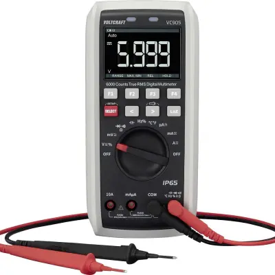 VOLTCRAFT VC905 ročni multimeter  digitalni LoZ CAT III 1000 V, CAT IV 1000 V Prikaz (štetje): 6000