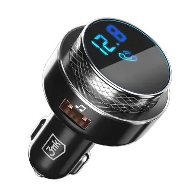 FM oddajnik Polnilec za cigaretni vžigalnik 2x USB MicroSD