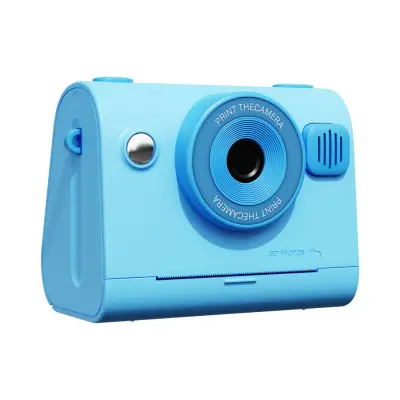 Fotoaparat z neposrednim tiskanjem, 48MP, 2.4-palčni IPS zaslon Blue