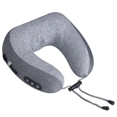 U-oblika masažna blazina z 2-glavno gnetilno masažo, 3 načini LightGrey