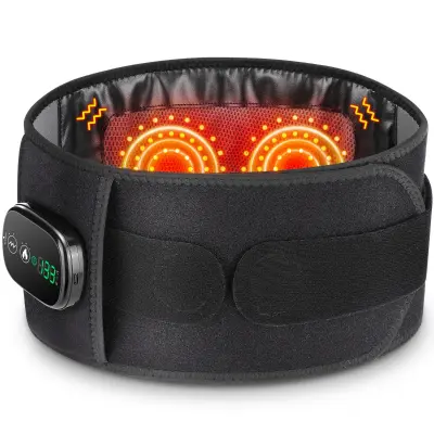 Pas z rdečo svetlobo in masažo: 4 motorji, 122 LED, 5000mAh