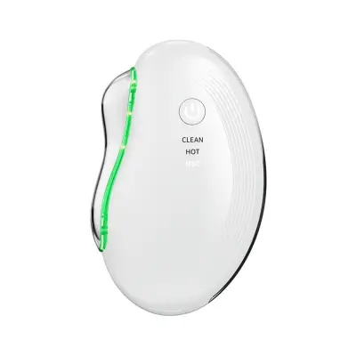 Električni Gua Sha — polnilni obrazni in vratni masažer s pomnilnikom White