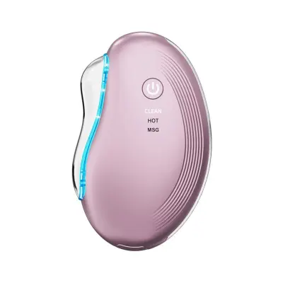 Električni Gua Sha — polnilni obrazni in vratni masažer s pomnilnikom Pink