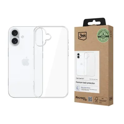 3MK CLEAR CASE ECO GRS ZA APPLE IPHONE 16 PLUS ZAŠČITA ZA TELEFON