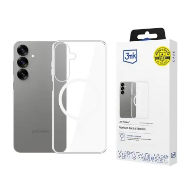 OVITEK 3MK CLEAR MAGCASE ZA SAMSUNG GALAXY S25+ ZAŠČITA PRED TRKOM IN PRASKAMI