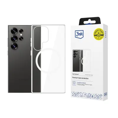 OVITEK TPU 3MK CLEAR MAGCASE ZA SAMSUNG GALAXY S25 ULTRA PROTIZDRSEN