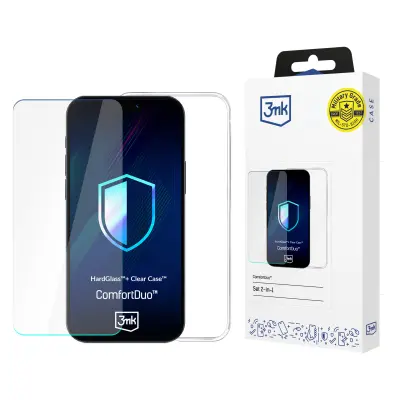 OVITEK OVITEK 3MK COMFORTDUO CLEAR ZA SAMSUNG GALAXY S25 Z ODPORNOSTJO NA UDARCE