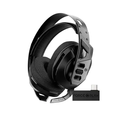 FORCE PLAY, Gaming slušalke čez uho Bluetooth 5.1 z izvlečnim mikrofonom, serija Play Pro, Črna