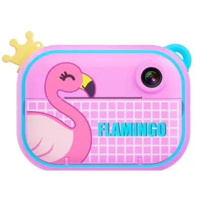 Zoo Family Flamingo Wifi fotoaparat za takojšnje tiskanje za otroke