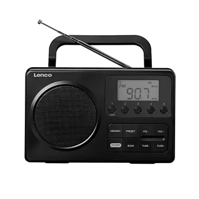 Prenosni FM radio 20 postaj zaslon 2.5" MPR-035BK