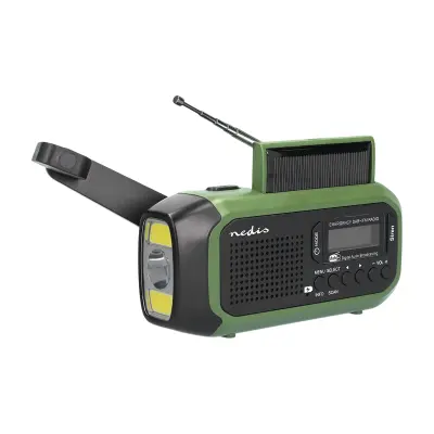 Prenosna radijska postaja nujne primere, polnilna DAB+ FM
