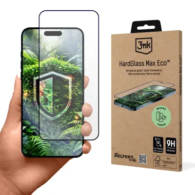 3MK OVITEK HARDGLASS MAX ECO ZA IPHONE 16 PRO MAX ZAŠČITA TELEFON