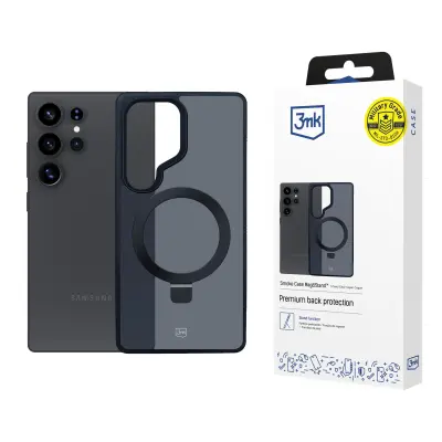 3MK OVITEK SMOKE ZA SAMSUNG GALAXY S25 ULTRA MAGNETNI S FUNKCIJO STOJALA