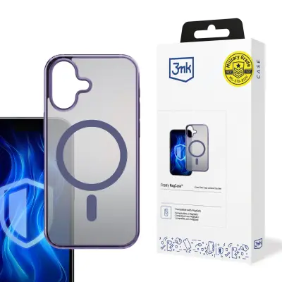 APPLE IPHONE 16 PLUS - 3MK FROSTY MAGCASE PURPLE