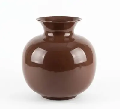 Vaza kovinska Mondex Roger 18,5x29x34cm čokoladna 1kos