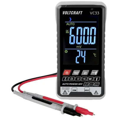 VOLTCRAFT VC33 ročni multimeter  digitalni  CAT III 600 V Prikaz (štetje): 5999