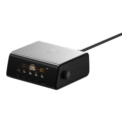 ECOFLOW PRIKLOPNA POSTAJA RAPID PRO 320W 4XUSB-C 1XUSB-A ZA PRENOSNE NAPRAVE