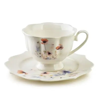 Filižanke porcelan Isabelle Komplet 9x11,5x6,7 bela 6kos