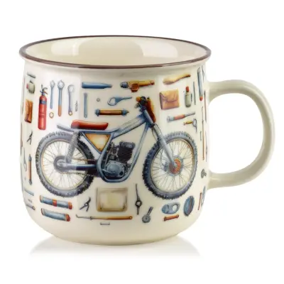 skodelica porcelan Affekdesign Norman 9,6x13x9,3 večbarvna 1 kos