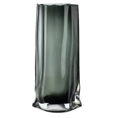 vaza steklo Serenite Serenite 12x8x30 siva 1 kos