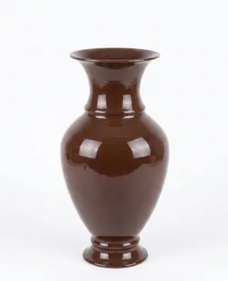 Vaza kovinska Mondex Roger 17x21,5x41 čokoladna 1kos