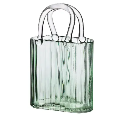 vaza steklo Mondex Serenite Bag 17,5x8,5x27,5 prozorno 1kos