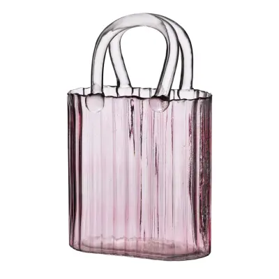 Vaza steklo Mondex Serenite Bag 17,5x8,5x27,5 prozorna 1 kos