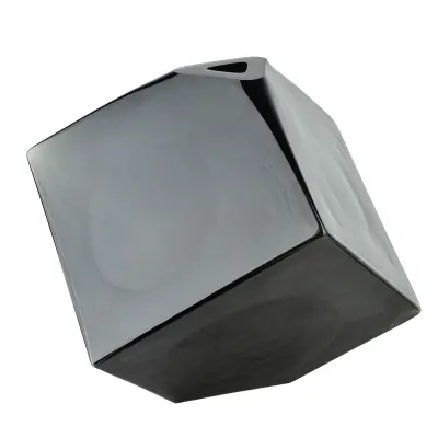 vaza steklo Serenite Kubik 15x15cm prozorna 1kos