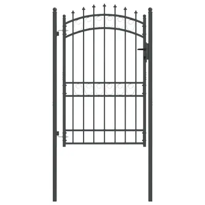 vidaXL Vrata ograje s bodicami EMMEN 200 x 100 cm