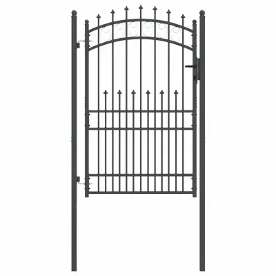 vidaXL Vrata ograje s bodicami EMMEN 200 x 100 cm
