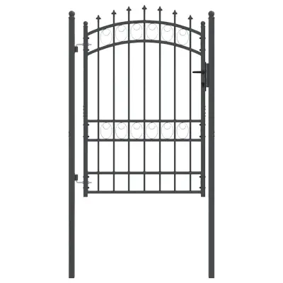 vidaXL Vrata ograje s bodicami EMMEN 170 x 100 cm