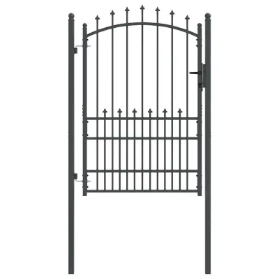 vidaXL Vrata ograje s bodicami EMMEN 170 x 100 cm