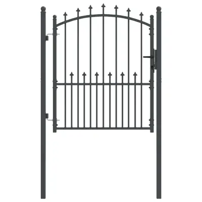 vidaXL Vrata ograje s bodicami EMMEN 125 x 100 cm