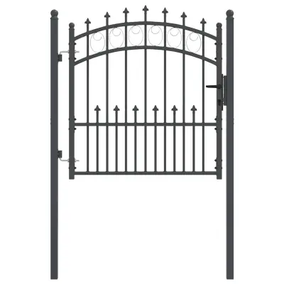 vidaXL Vrata ograje s bodicami EMMEN 100 x 100 cm