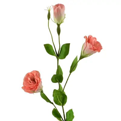 umetna roža plastika Viridis Eustoma 70cm gumiran 1kos