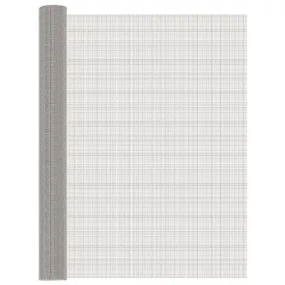 vidaXL Mrežna zaslona 100 x 200 cm 8 Mesh Inox 201 Srebrna
