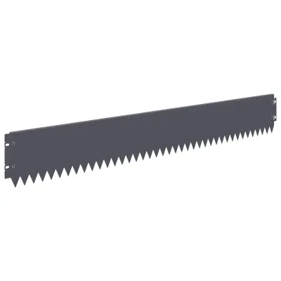 vidaXL Robovi trave 30 pcs 103 x 15 cm Jeklo Antracit