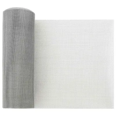 vidaXL Mrežna zaslona 20 x 500 cm 18 Mesh Inox 201 Srebrna