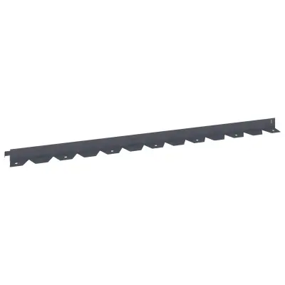 vidaXL Robovi trave 20 pcs 102 x 4 x 4 cm Jeklo Antracit