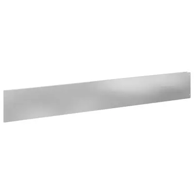 vidaXL Robovi trave 20 pcs 100 x 15 cm Jeklo Srebrna