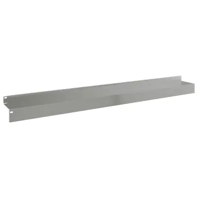 vidaXL Robovi trave 30 pcs 100 x 10 x 8 cm Jeklo Srebrna