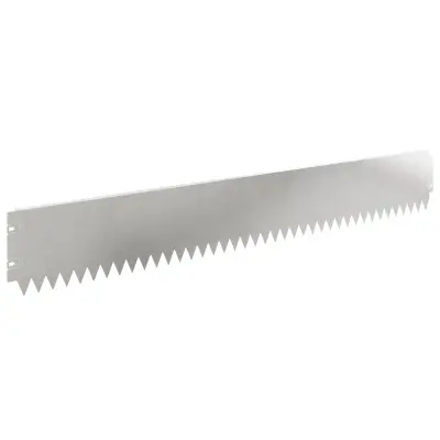 vidaXL Robovi trave 20 pcs 103 x 15 cm Jeklo Srebrna