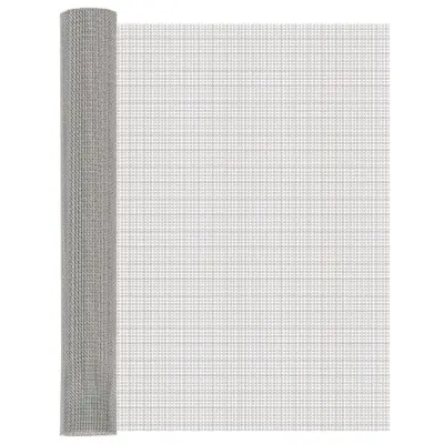 vidaXL Mrežna zaslona 80 x 200 cm 8 Mesh Inox 201 Srebrna