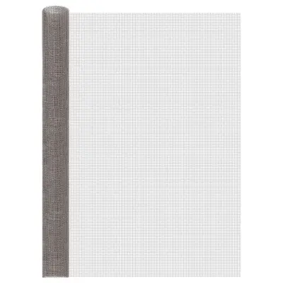 vidaXL Mrežna zaslona 120 x 200 cm 3 Mesh Inox 201 Srebrna