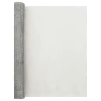 vidaXL Mrežna zaslona 60 x 500 cm 20 Mesh Inox 201 Srebrna