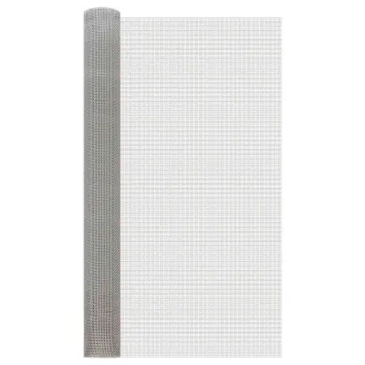 vidaXL Mrežna zaslona 100 x 200 cm 6 Mesh Inox 201 Srebrna
